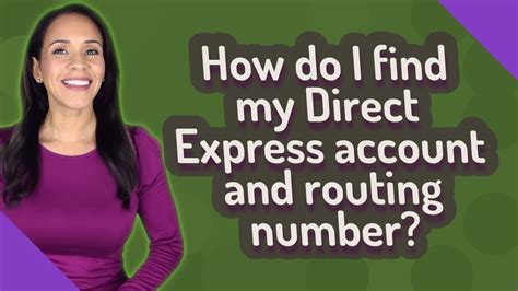 my direct express account.